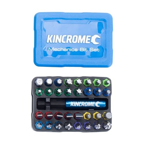 Kincrome Mechanics Bit & Holder Set 33 Piece 13650