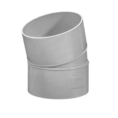 Holman DWV PVC Plain Bend Female x Female 100mm 15 Deg