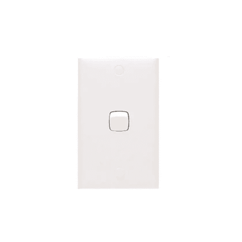 HPM Gang Wall Switch White 10AMP