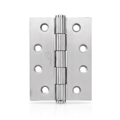 Trio Hinge Door Butt 100x75x2.5 Fixed Pin SS 2 pack