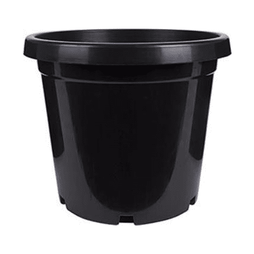 Grower Pot Black 200mm