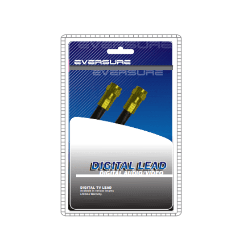 Eversure TV Flylead RG6 1.5m