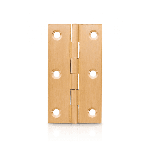 Trio Hinge Door Brass 63x35x1.50mm 2 pack