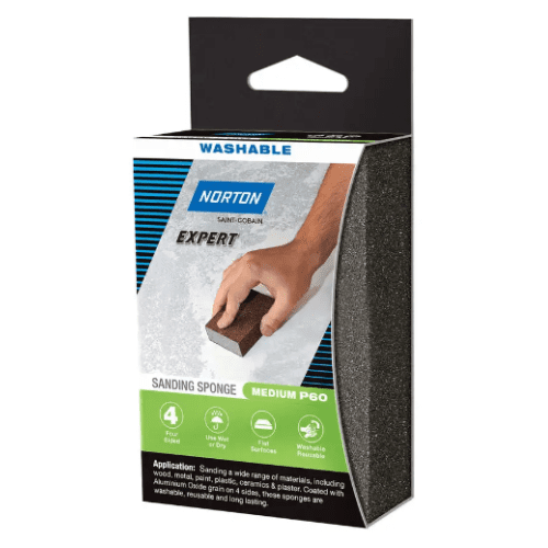 Norton Sanding Block Foam 4-Sided Medium