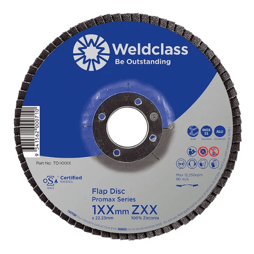 Weldclass Flap Disc Grit 60 100mm 4 inch