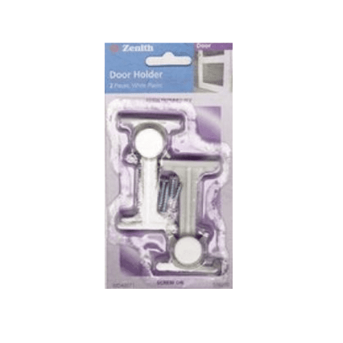 Door Holder/Stop White 2 pack