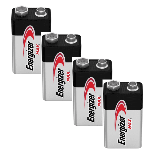 Energizer Max Battery 9V 4 Pack