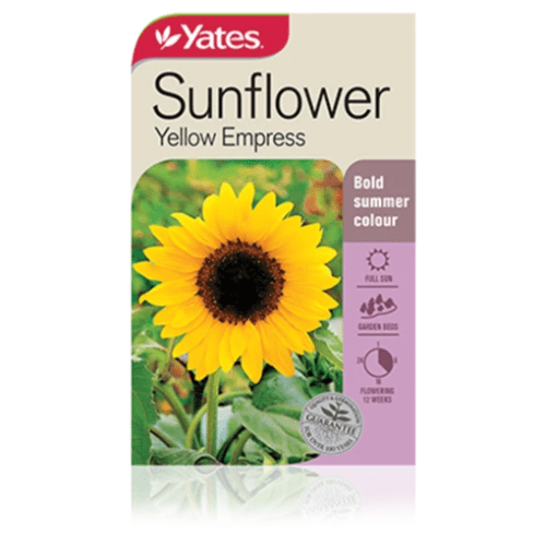 Yates Yellow Sunflower Empress Seeds