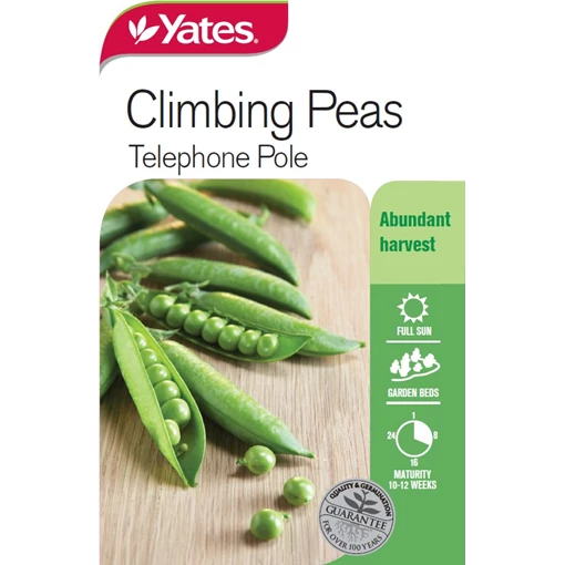 Yates Climbing Peas Telephone Pole Seeds