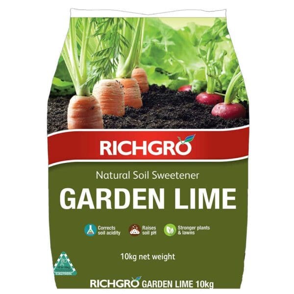 Richgro Garden Lime Natural Soil Sweetener 10Kg