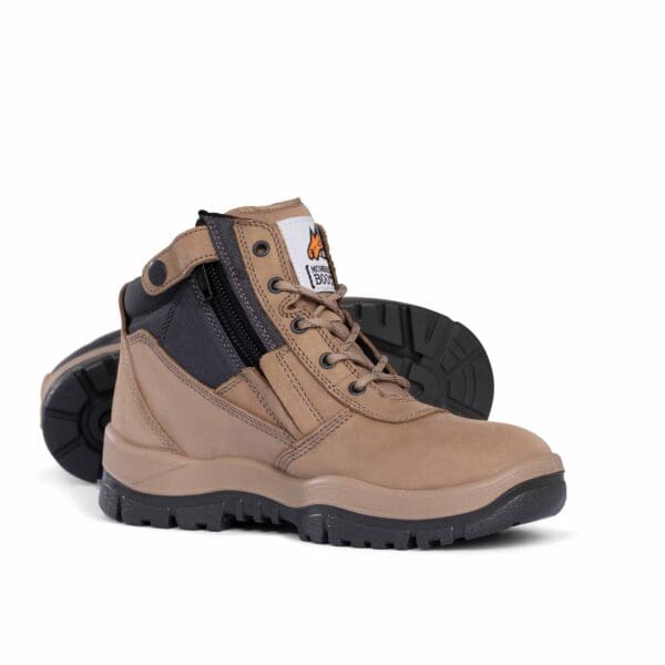 Mongrel Boots Zipsider Stone