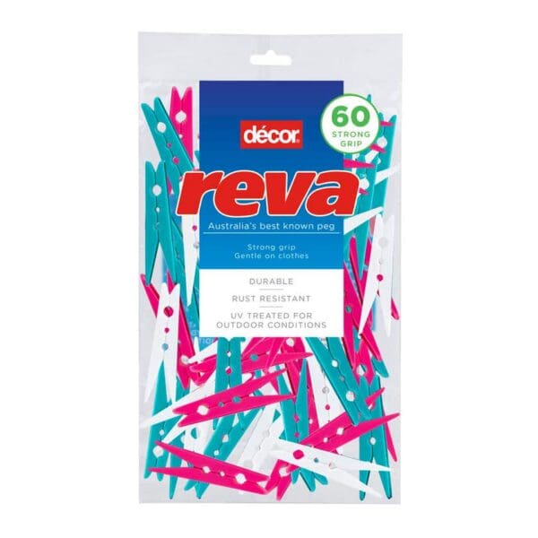 Reva Clothes Pegs Pack 60