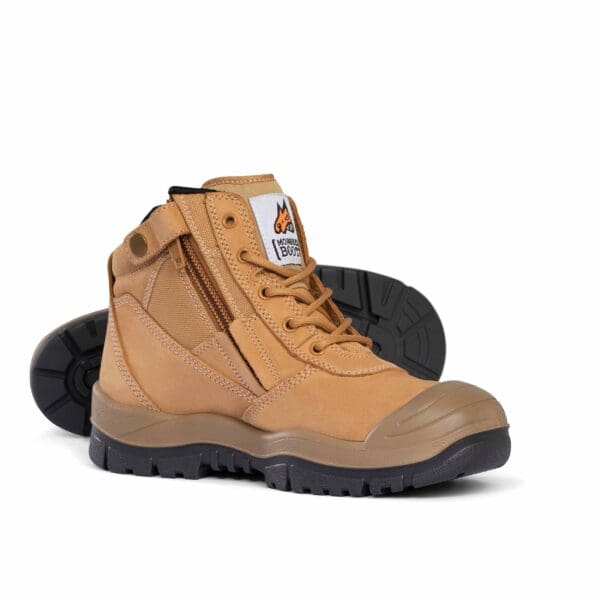 Mongrel Boots Zipsider Bump Toe Wheat