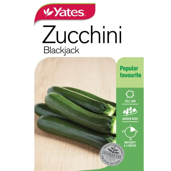 Yates Zucchini Blackjack Seeds