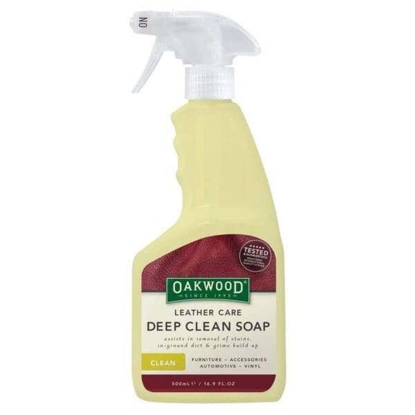 Oakwood Cleaner Leather Care Deep Clean Soap 500mL