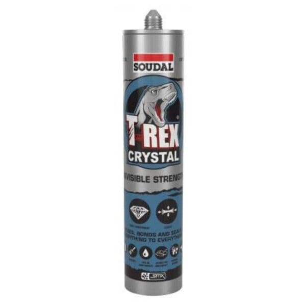 Soudal Adhesive Sealant Crystal T-Rex 290ml