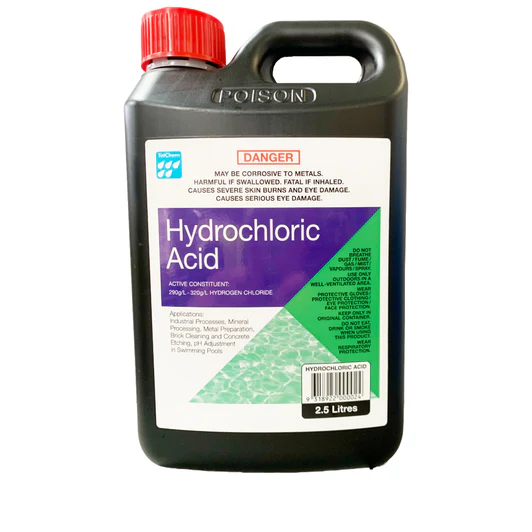 Hydrochloric Acid 2.5L
