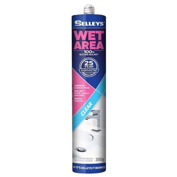 Selleys Wet Area Silicone 300g Off White