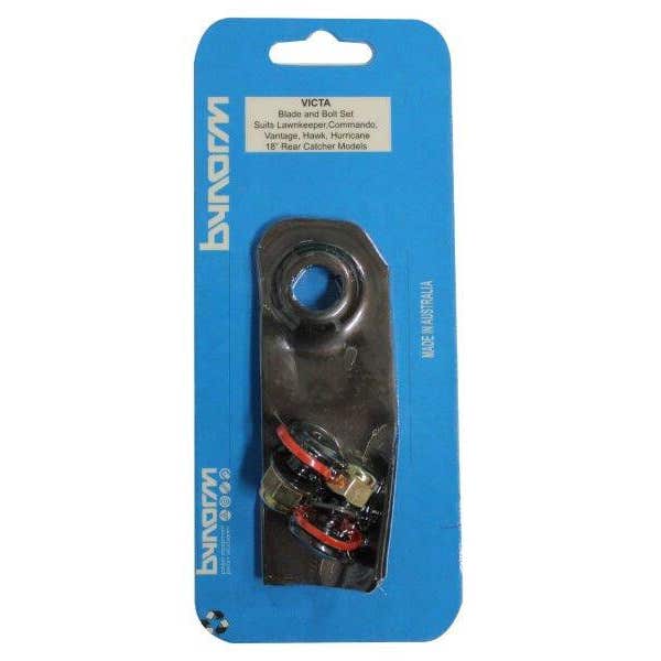 Bynorm Victa Blade and Bolt Set Fits 1974 Onwards 18" (457mm)