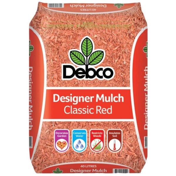 Debco Designer Mulch 40L Red