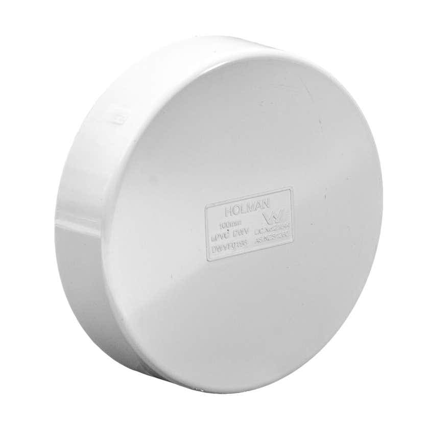 Push Cap Holman PVC DWV Push On Cap 100mm | North West Hardware