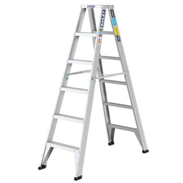 Bailey Ladder Aluminium Trade-Lyte 150kg Industrial 1.8m