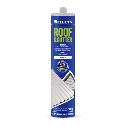 Selleys Silicone Roof & Gutter White 300g