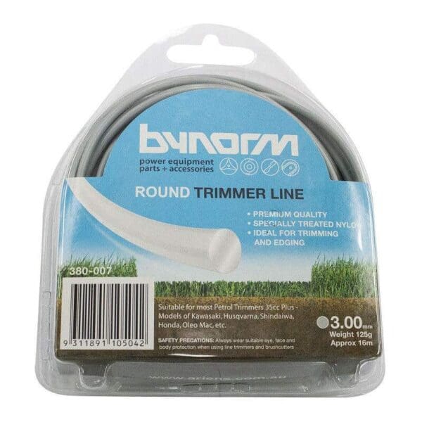Bynorm Trimmer Line Grey 3.0mm 125gm
