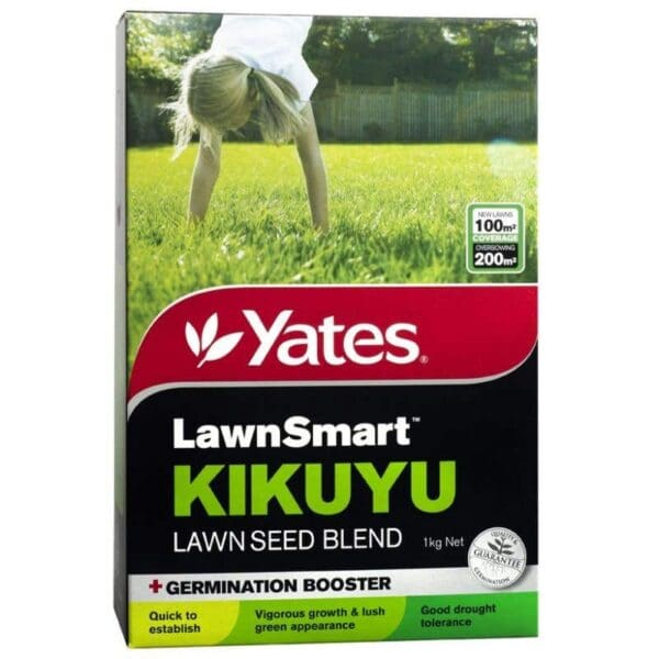 Yates LawnSmart Kikuyu Lawn Seed 1Kg