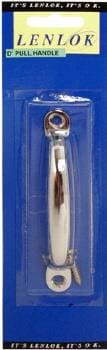 Handle Door Pull Chrome Plated 102mm J74