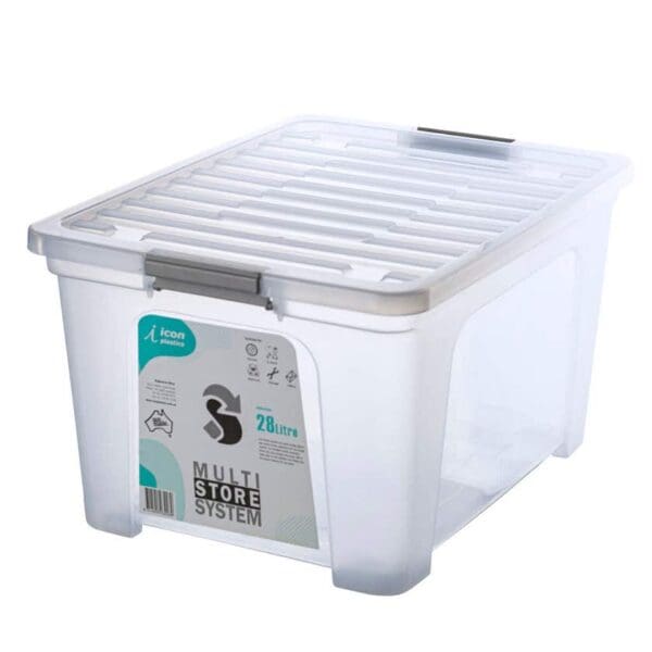 Storage Container Multistore Clear 28L