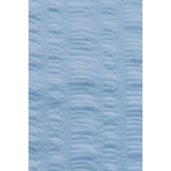 Supertex Seersuck Polyester Shower Curtain Blue