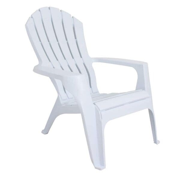 Adirondack Plastic Garden Chair White