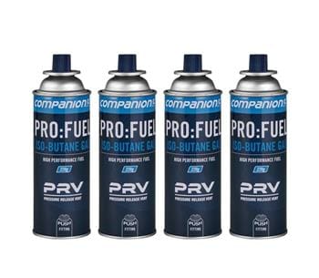 Companion Butane Gas Cartridge with PRV 220gm 4 Pack