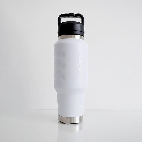 Fridgy Bottle Grip Cruise Car Guzzler Lid Arctic White 1L