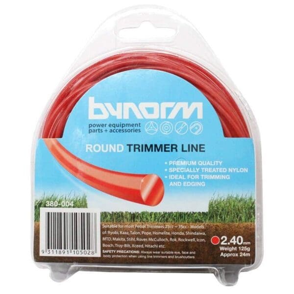 Bynorm Trimmer Line Red 2.4mm 125gm