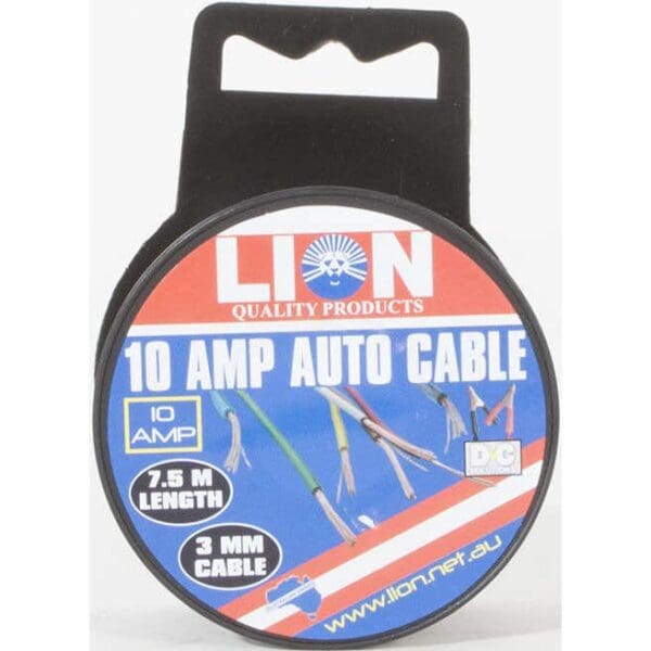 Lion Auto Wire 10A Black