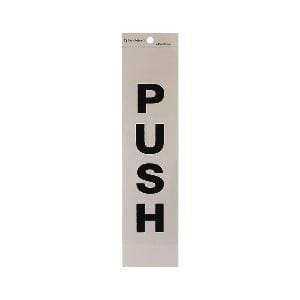 Sign Self Adhesive 245 x 58 Push
