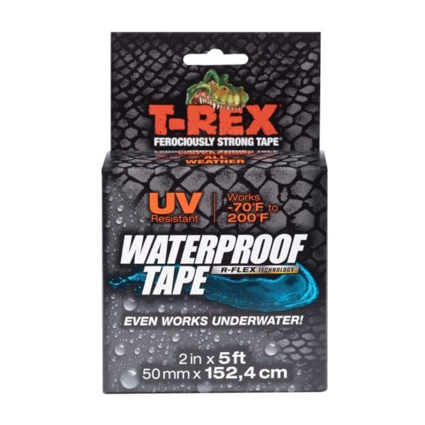 T-Rex Waterproof Tape Gunmetal Grey 48mmx1.5m