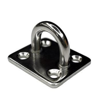 Eye Plate Square 6mm SS 316 WLL 238kg Cd1