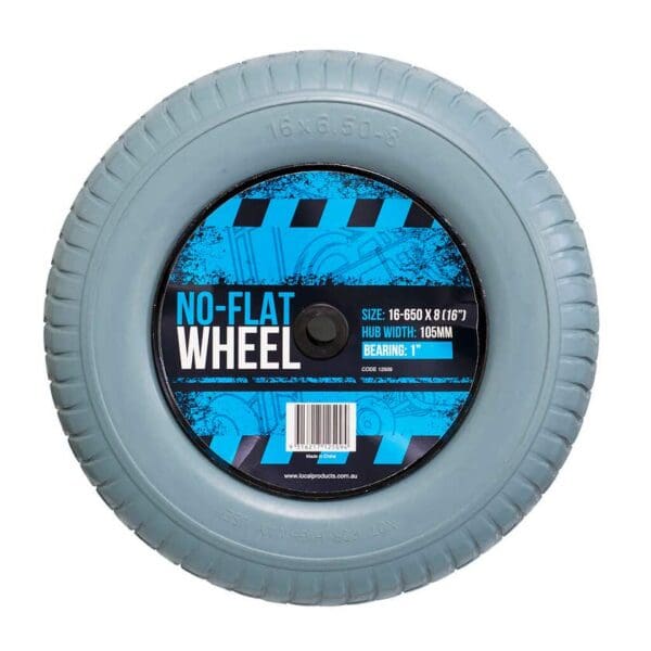 No-Flat Wheel Wheelbarrow 1" Bearing 650 x 8