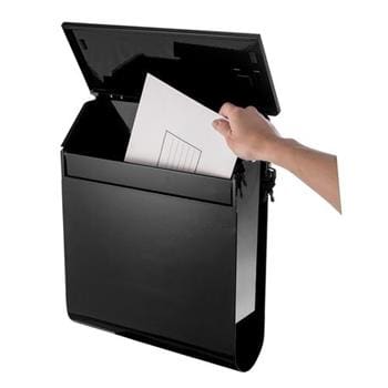 Letterbox Wall Vault Black
