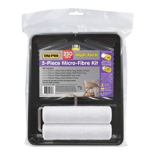 Uni-Pro Micro-Fibre Kit 230mm - 5 Piece