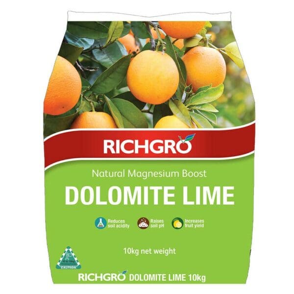 Richgro Dolomite Lime Natural Magnesium Boost 10Kg