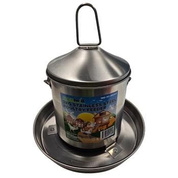 Greenleaf Poultry Feeder Stainless Steel 2kg