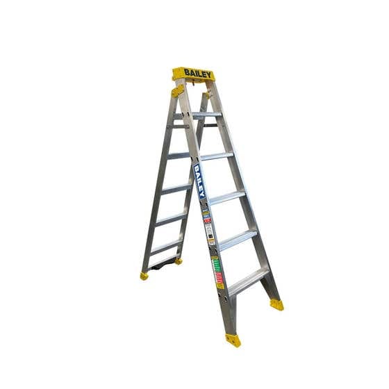 Bailey Pro Punchlock Aluminium Dual Purpose Ladder 1.8m – 3.2m